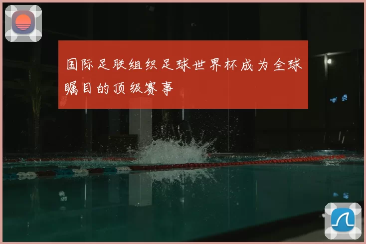 国际足联组织足球世界杯成为全球瞩目的顶级赛事