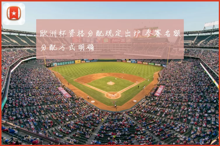 欧洲杯资格分配规定出炉 参赛名额分配方式明确